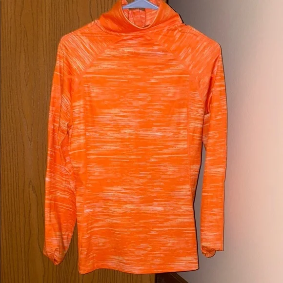 Under Armour Orange Athletic Pullover - Picture 2 of 2
